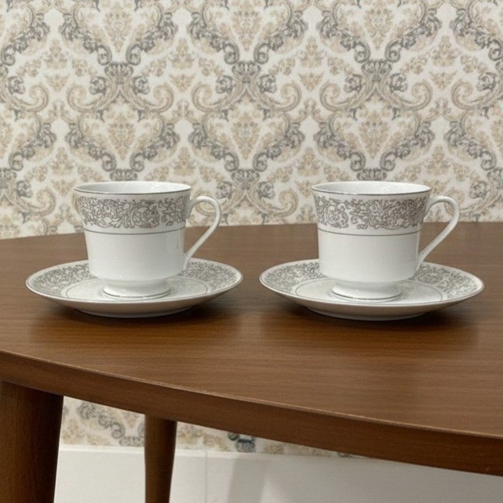 Brookwood Porcelain by Interpace Corporation M2001 Santiago 2 Cups & Saucers